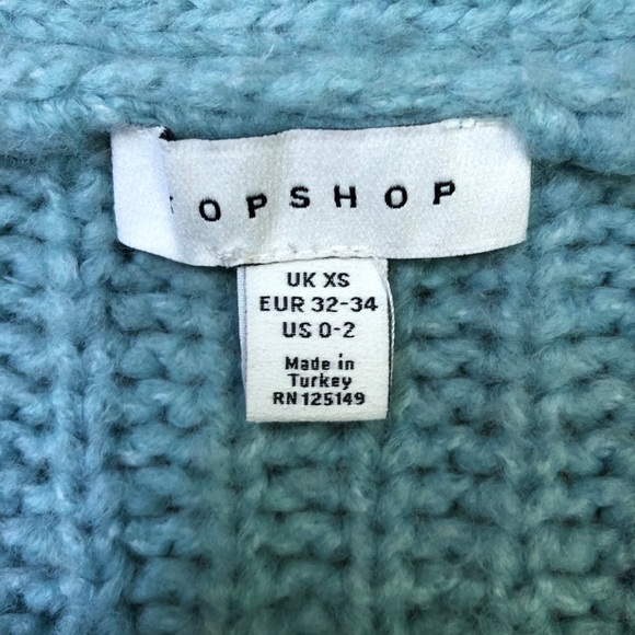 Topshop Blue Cardigan - Picture 5 of 7